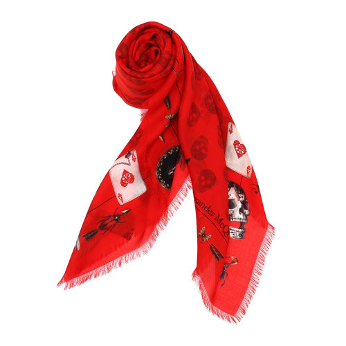 Alexander McQueen/亞歷山大麥昆 女士方圍巾6289003418Q