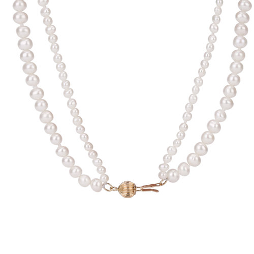 GeleiStory/GeleiStory自由系列18k淡水珍珠雙層珍珠項鏈珠寶禮盒生日禮物創(chuàng)意禮品