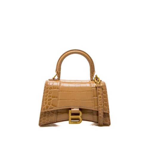  Balenciaga/巴黎世家 女士深紅色皮革手提包 5928331LRGM6211 PLSX