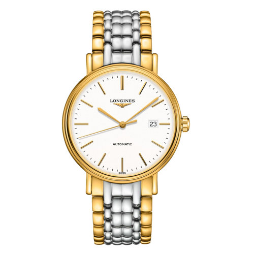 LONGINES/浪琴 時(shí)尚系列 精鋼和黃色PVD涂層 自動(dòng)機(jī)械 男士手表 L4.922.2.12.7