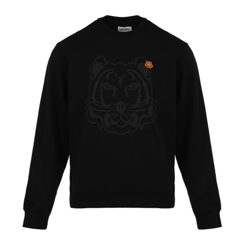 KENZO/高田賢三虎頭刺繡徽標(biāo)男衛(wèi)衣男士套頭衛(wèi)衣FB65SW005