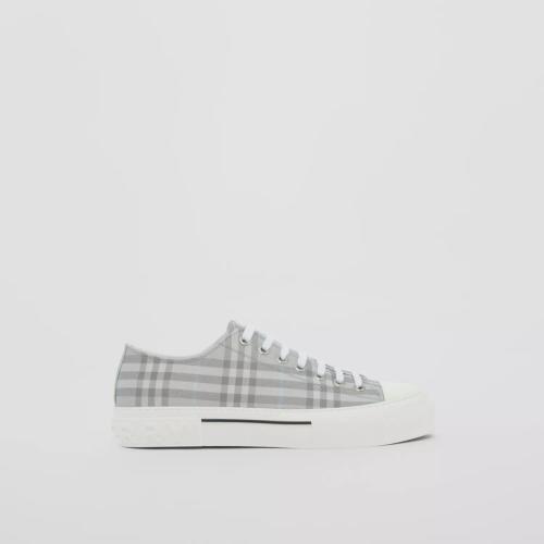  BURBERRY 22年秋冬 男士 Vintage 格紋棉質運動鞋 80523411