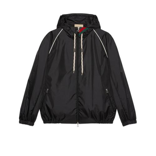  GUCCI古馳 22年秋冬 男士 尼龍絲緞夾克 692937 Z8A1Q 1043