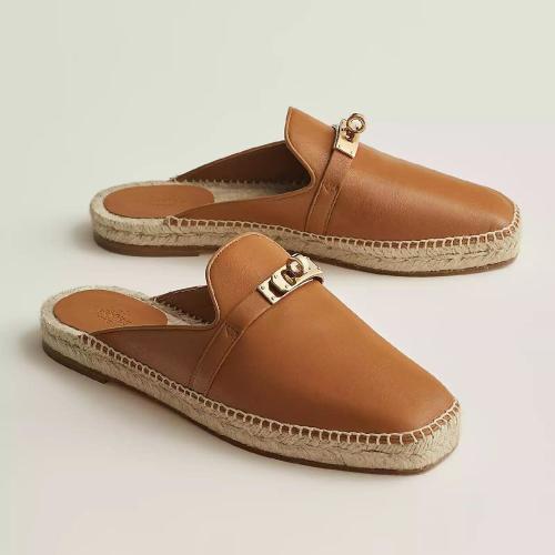  HERMES愛馬仕 22年秋冬 女士 商務(wù)休閑鞋 Espadrilles Feria H222090Z A3360