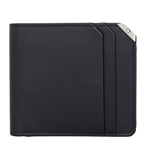 MontBlanc/萬(wàn)寶龍 男士黑色皮革卡包 114667