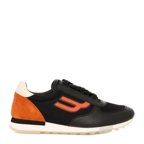 BALLY 巴利 男士 鞋靴  黑色白底字母LOGO標(biāo)志休閑運(yùn)動(dòng)鞋 男士休閑運(yùn)動(dòng)鞋