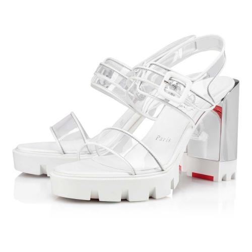  CL紅底鞋 22年春夏 女士 高跟涼鞋 Duniss Lug    100 mm 3220413T45