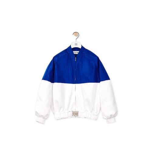  LOEWE羅意威 22年秋冬 女士 夾克 Bomber jacket in silk and polyester S540Y02X51-5080