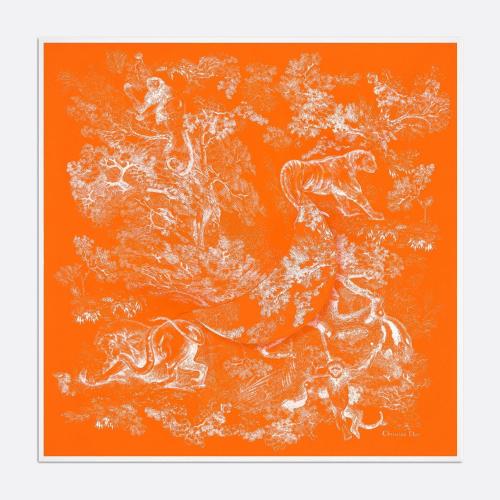  DIOR迪奧 22年春夏 女士 帽子 Visiere en soie Toile de Jouy Reverse 21JOU150I602_C242