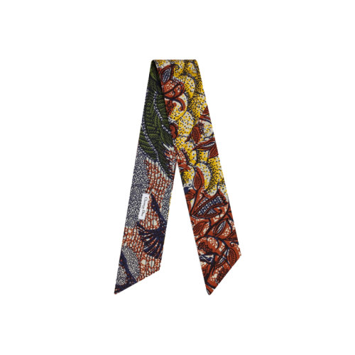 DIOR/迪奧 拼色熱帶風(fēng)情 絲巾發(fā)帶 01DJW945I133976