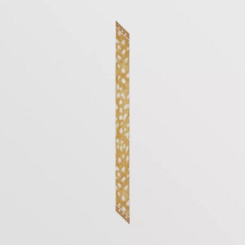  BURBERRY 22年秋冬 女士 Vintage 格紋拼鹿紋窄版絲巾 80495731