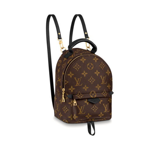 Louis Vuitton/路易威登 小書包 女士 老花色  帆布/配皮 棕