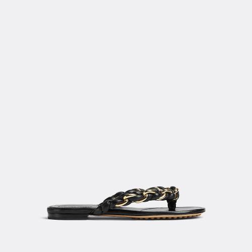  BV葆蝶家 22年秋冬 女士 平底涼鞋 dot 708883V0V501000