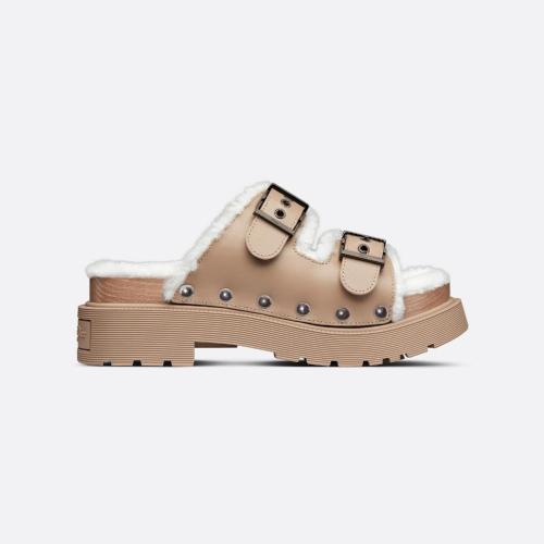  DIOR迪奧 22年秋冬 女士 平底涼鞋 Sandale a brides Diorquake KCQ743VES_S40M