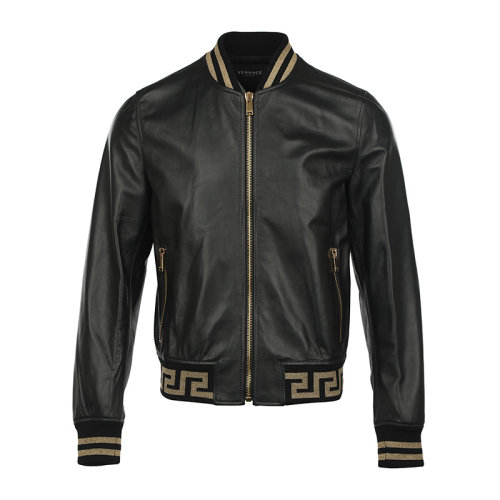 VERSACE/范思哲22秋冬新款男士皮衣A818901L00176