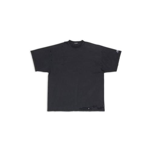  BALENCIAGA巴黎世家 22年秋冬 女士 短袖T恤 3b sports icon repaired t-shirt oversized 7040