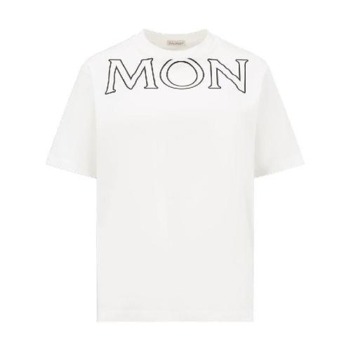 MONCLER蒙可蒙克萊 22年秋冬 女士 短袖T恤 Logo T-Shirt H20938C00022829HP033