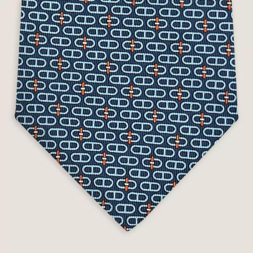 HERMES愛馬仕 22年秋冬 男士 領帶 Cravate twillbi Tie 7 Glenan H006289T 03