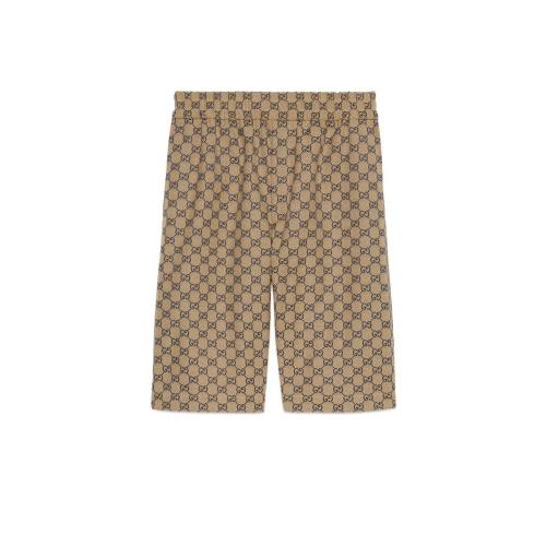  GUCCI古馳 22年秋冬 男士 GG棉質(zhì)短褲 694114 ZKU09 9078