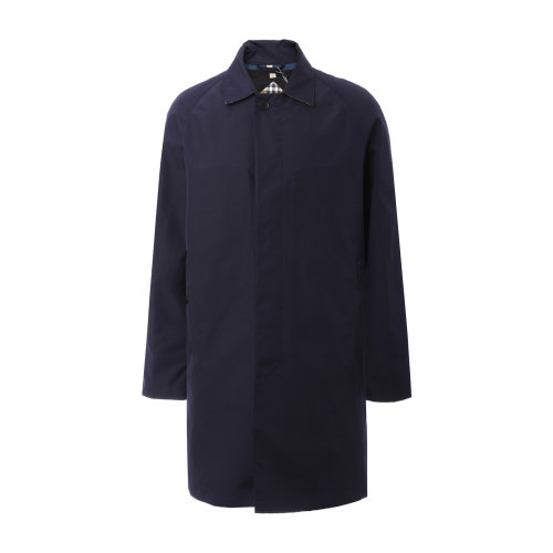 BURBERRY/博柏利 深藍(lán)色可拆卸內(nèi)膽男士大衣 男士外套 夾克 棉服 瑕疵特賣（陳列痕跡，不影響使用）