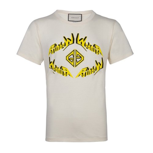 GUCCI 古馳 男裝 服飾 棉質(zhì)時(shí)尚休閑圓領(lǐng)半袖 男士短袖T恤