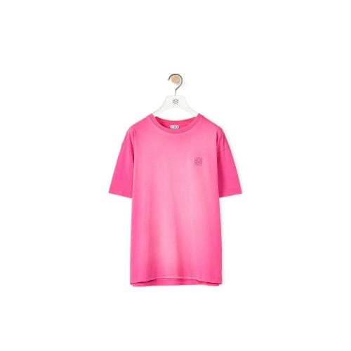  LOEWE羅意威 22年秋冬 女士 短袖T恤 Anagram faded T-shirt in cotton S359Y22X13-7550