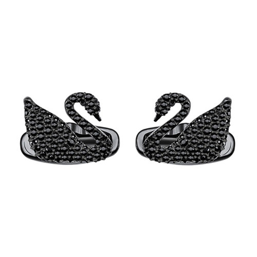 施華洛世奇SWAROVSKI 黑色天鵝袖扣 5427129