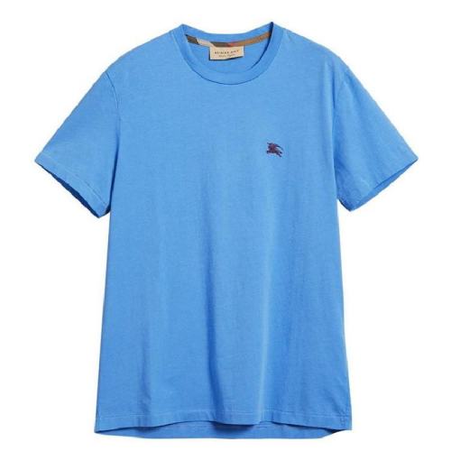  BURBERRY/博柏利 男士藍色棉質(zhì)短袖T恤 40618221 PLFSX