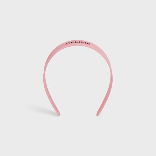  CELINE賽琳思琳 22年秋冬 女士 發(fā)箍 CELINE MONOCHROMS醋酯纖維CELINE字樣頭帶 46Y376CLA.24I