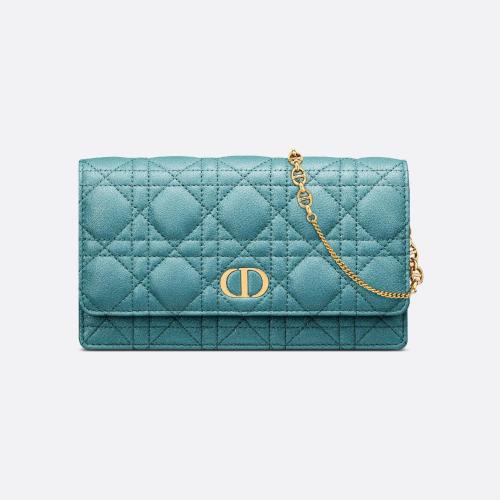  DIOR迪奧 22年秋冬 女士 手拿包 Dior Caro 鏈條手袋 S5134UWHC_M08Z