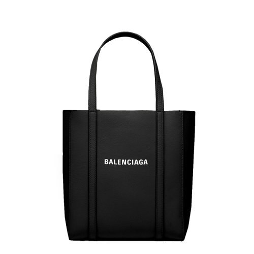 Balenciaga/巴黎世家  EVERYDAY系列 女士XXS號黑色光滑小牛皮徽標標志手提包551815D6W2N1000
