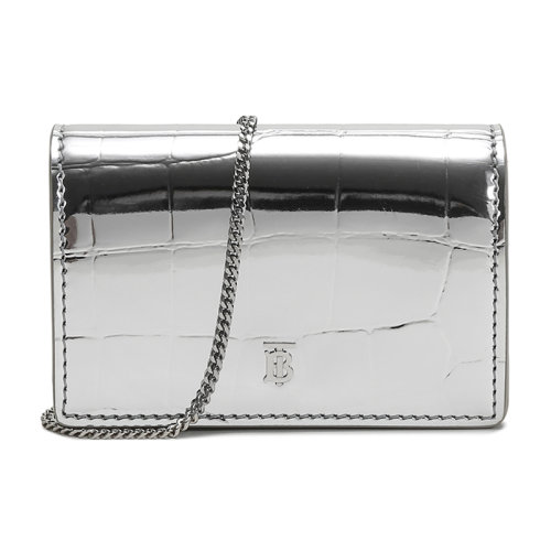 BURBERRY/博柏利男女通用款聚氨酯/聚酯纖維單肩斜挎包卡包卡夾80225651