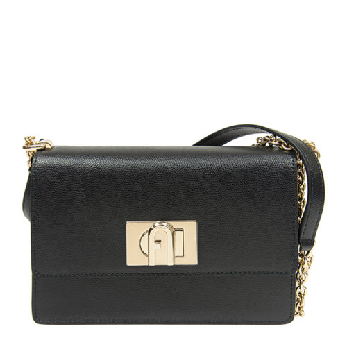 FURLA/芙拉 1927系列女士純色旋扣翻蓋開(kāi)合單肩包斜挎包鏈條包女包 BAFKACO-ARE000 多色可選