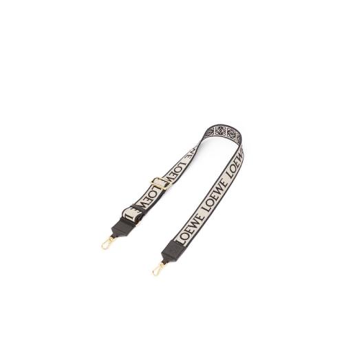  LOEWE羅意威 22年秋冬 女士 掛飾 Anagram strap in jacquard and calfskin C073T87X01-5938 預(yù)定商品1-3周發(fā)貨