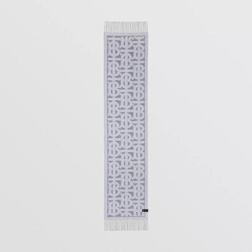  BURBERRY 22年秋冬 女士 專屬標(biāo)識(shí)羊絨混紡花呢圍巾 80593151