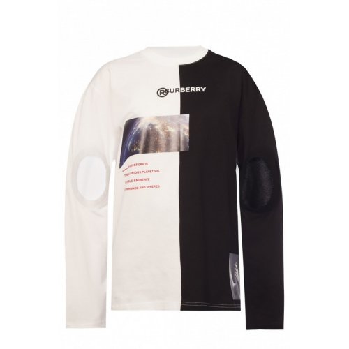  BURBERRY/博柏利 男士黑色棉質(zhì)衛(wèi)衣 8024657 PLFSX