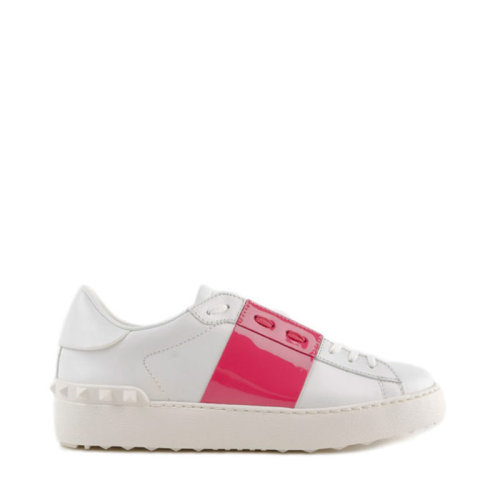 Valentino/華倫天奴  女鞋 時(shí)尚百搭 圓頭 女士白色低幫休閑運(yùn)動(dòng)鞋  QW2S0781BLUOD4  HKY015C