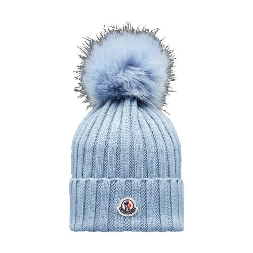  MONCLER蒙可蒙克萊 22年秋冬 女士 帽子 毛絨球便帽 H20933B00028A9327710