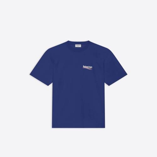  BALENCIAGA巴黎世家 22年春夏 男士 短袖T恤 Men's Political Campaign T-shirt Large Fit  in