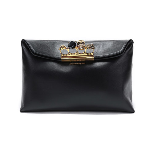 Alexander McQueen/亞歷山大麥昆  女士皮革手拿包 631864 CSRRT