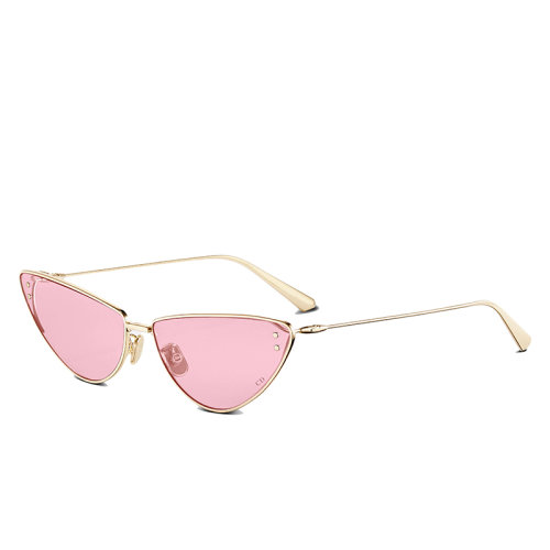 DIOR/迪奧 22年春夏新款 女士粉色蝴蝶金屬框架太陽鏡墨鏡MISDB1UXR_B0N0