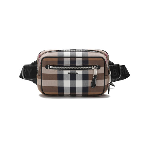 BURBERRY/博柏利  男款織物胸包腰包斜挎包 80420381