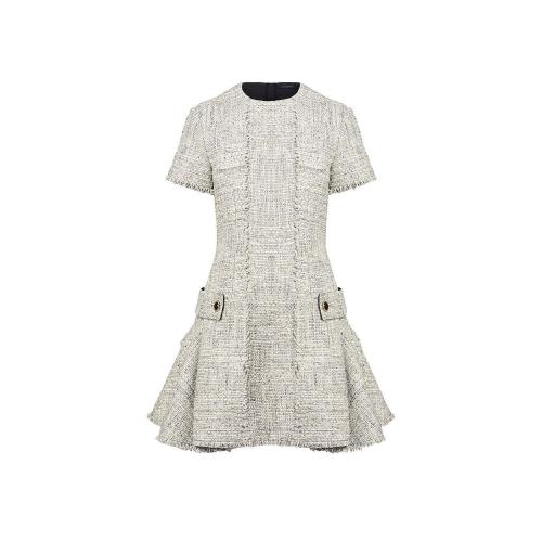  LV路易威登 22年秋冬 女士 連衣裙 粗花呢傘形連衣裙 1A9XLT 1A9XLY 1A9XLS 1A9XLX 1A9XLU 1A9