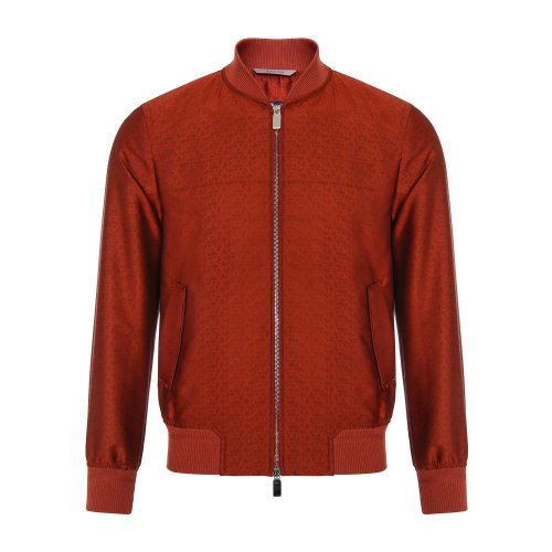 CANALI/康納利 橙色 男士中國(guó)限定款印花拉鏈夾克外套【CNY Capsule】 O40400A-SG01276-901 春夏款