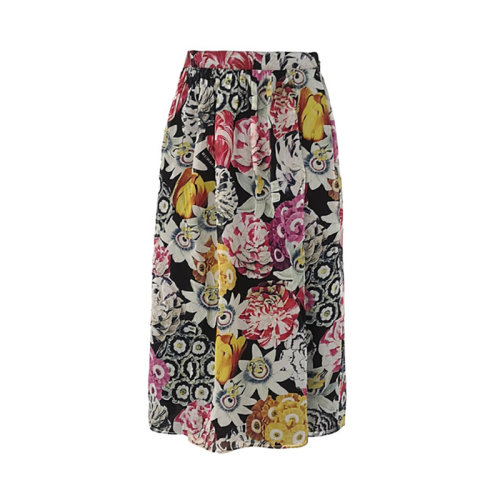 BURBERRY/博柏利桑蠶絲氣質(zhì)時尚印花女士半身裙   z2