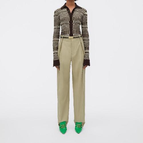  BV葆蝶家 22年秋冬 女士 長(zhǎng)袖襯衫 cardigan 707872V27H02221