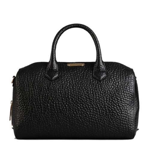 BURBERRY/博柏利 女士黑色小牛皮ALCHESTER手提包單肩包女包 3925631