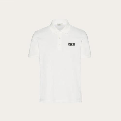  VALENTINO華倫天奴 22年秋冬 男士 短袖T恤 POLO VLTN TAG WV3MH01N72E0BO 預(yù)定商品1-3周發(fā)貨