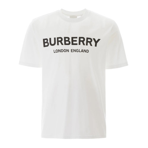 BURBERRY/博柏利  男裝 服飾 棉質圓領經(jīng)典字母LOGO半袖上衣 男士短袖T恤