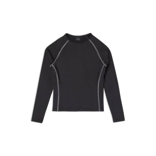  BALENCIAGA巴黎世家 22年秋冬 女士 長袖襯衫 Womens Long Sleeve Fitted Top in Black 719518